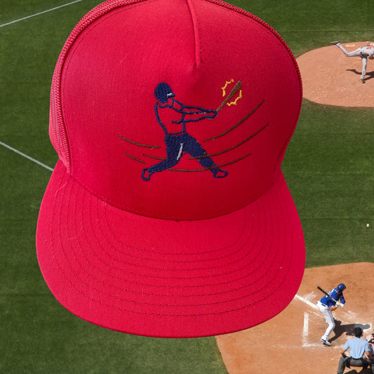 Baseball Embroidered Designs on Trucker's Caps Headwear